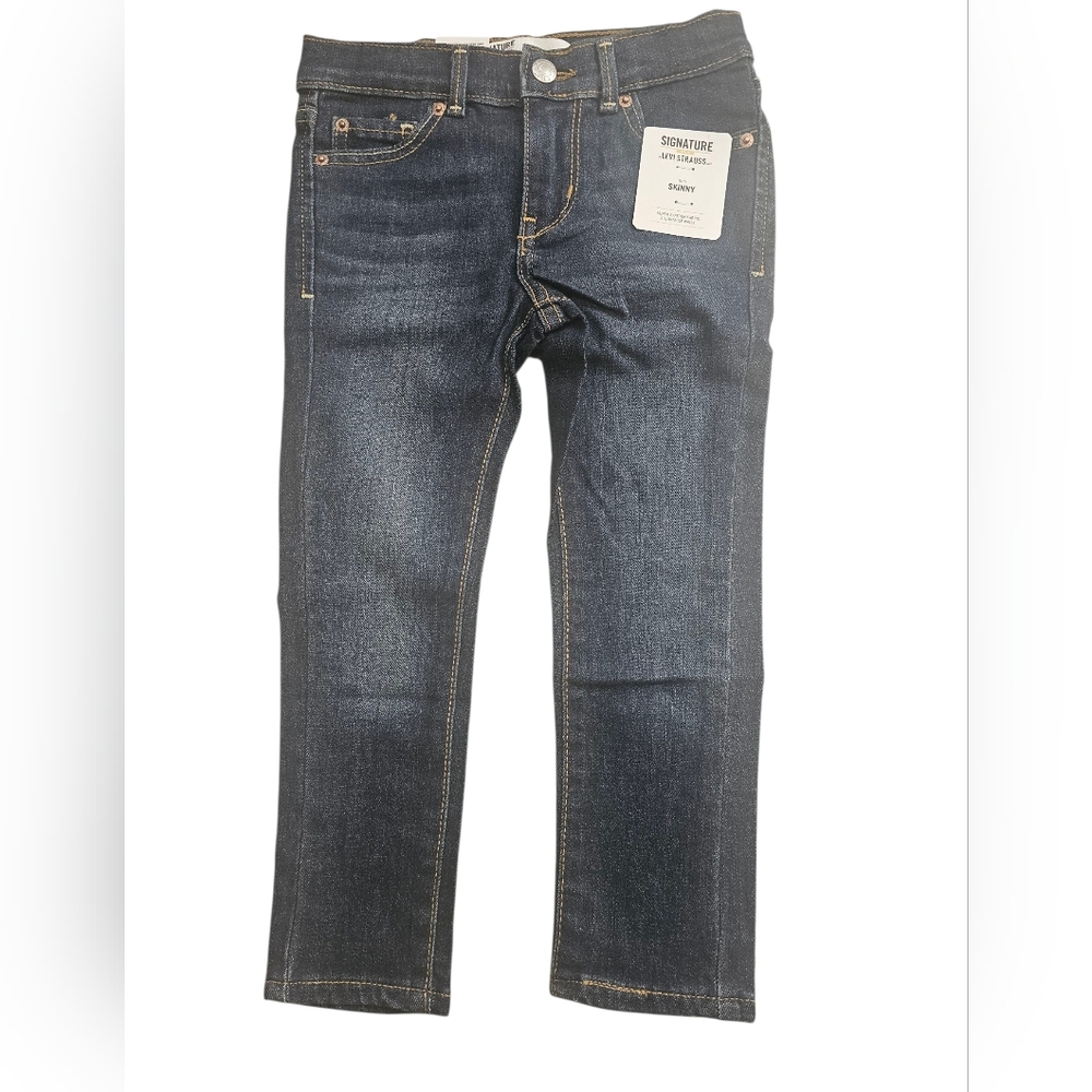 NWT Signature by Levi Strauss & Co. Gold Girl's Skinny Jeans Size 4